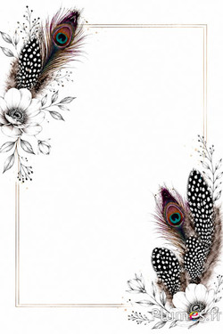 Parelhoen met veelkleurige glitter - 8-12 cm - natuurlijk